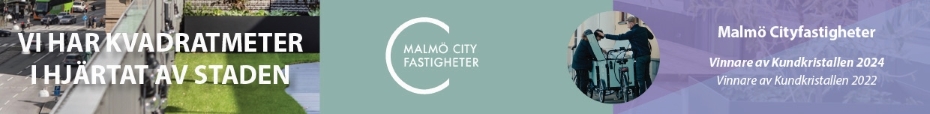 Banner för Malmö City Fastigheter
