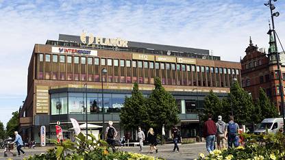 Fasadbild Flanör Ledig lokal, Nygatan 21-23, Centrum, Gävle