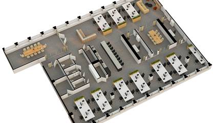 3D planritning Drottninggatan 18