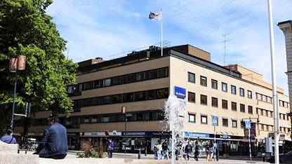 Fasad Ledig lokal, Norra Rådmansgatan 8A, Centrum, Gävle