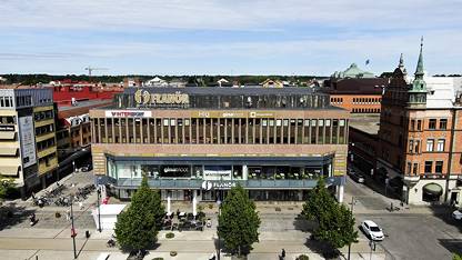 Drönarbild Flanör Ledig lokal, Nygatan 21-23, Centrum, Gävle