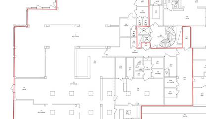 Planskiss 700m2 närbild Staketgatan 32