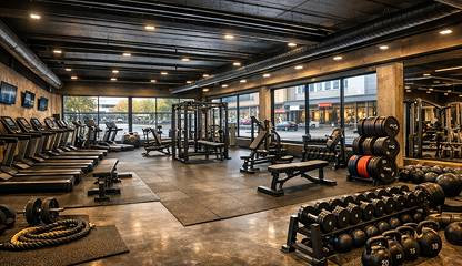 AI genererad bild gym Staketgatan 32
