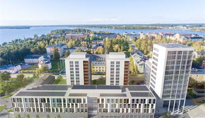 Västra Stranden översikt Residensgatan/Sandviksgatan