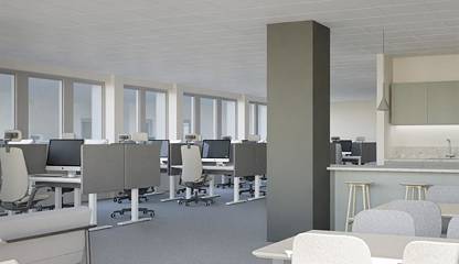 Visionsbild av Stark Arkitekter Skeppsbrogatan 26A