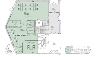 Planskiss planritning Aurorum 8