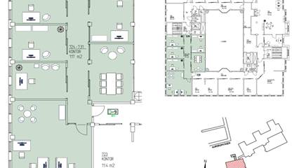 Planskiss Plan 7 A2 117 kvm Aurorum 2