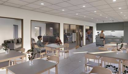 Rendering personalrum Kungsgatan 29