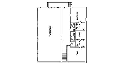 Planskiss Västra Norrlandsgatan 5
