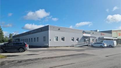 Fasad Ledig lokal, Spårvägen 8, Västerslätt, Umeå