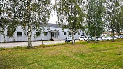 Fasad Ledig lokal, Spårvägen 8, Västerslätt, Umeå