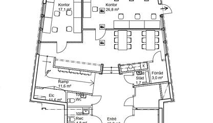 Planritning Västra Norrlandsgatan 10B