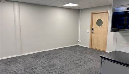 Kontorets entré och hall Årevägen 78