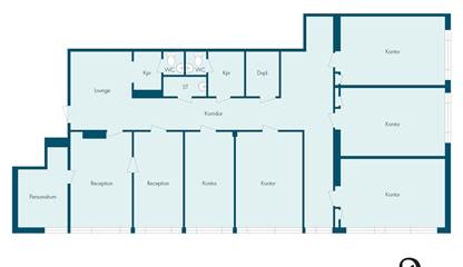 Planritning/Planskiss Prästgatan 37A