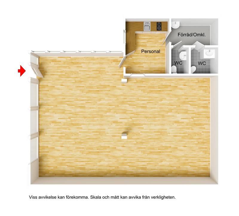 Muskotgatan 3, Nordost