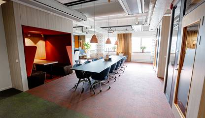 I vårt coworking finns plats att slå sig ned där det passar Skeppsgatan 19