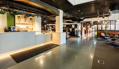 På bottenplan hittar du vår reception med direkt access till restaurang Taste Skeppsgatan 19