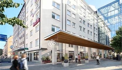 Entré till fastigheten Ringvägen 100