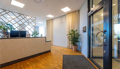 Kontorsentré/reception Mörby Centrum