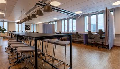 Öppna ytor med stort ljusinsläpp Ringvägen 100