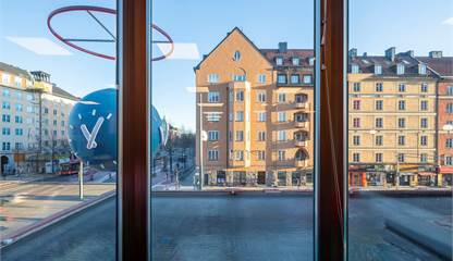 Utsikt mot Götgatan Ringvägen 100