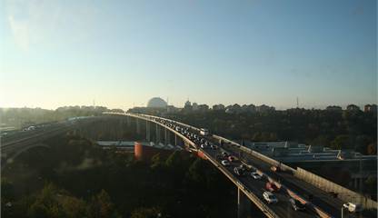 Utsikt Avicii arena Ringvägen 100