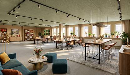 Visionsbild kontor Klostergatan 9