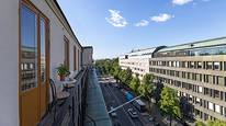 Egen kungsbalkong Sturegatan 46