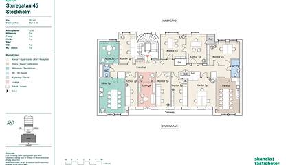 Planskiss Sturegatan 46