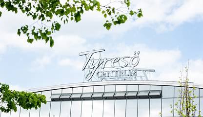 Tyresö centrum fasad Tyresö Centrum