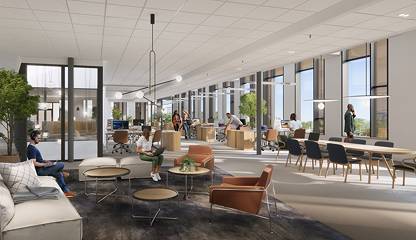 Visionsbild kontor Mörby Centrum