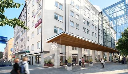 Entré till fastigheten Ringvägen 100