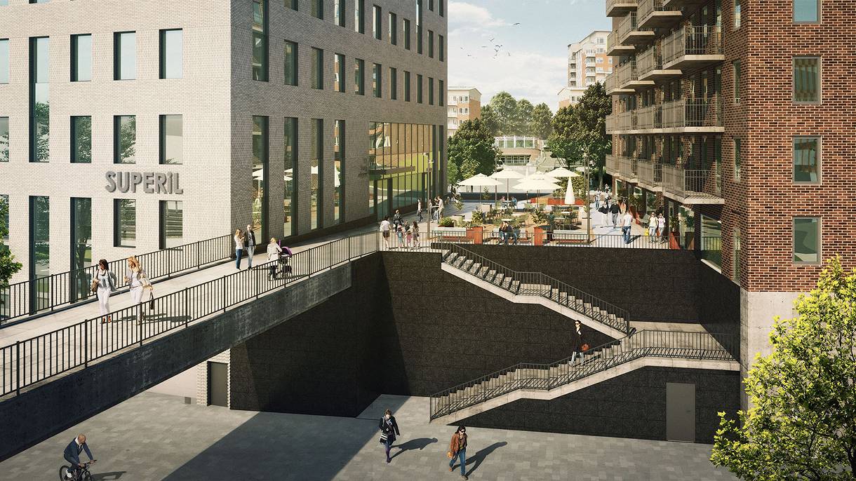 Fälttelegrafplatsen 4, Arenastaden