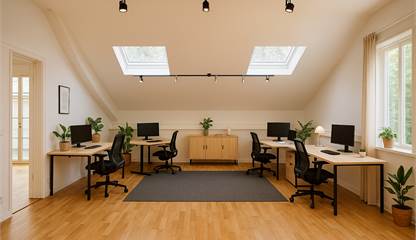 Rendering Kontorslandskap Falsterbovägen 32