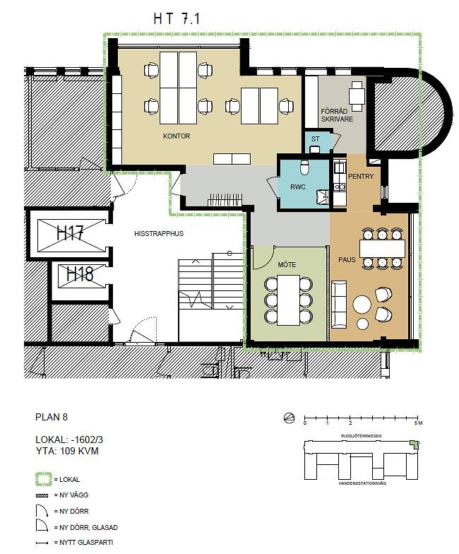 Rudsjöterrassen 7, Handen