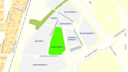 Skrivaren 1, Gustavslundsvägen, Gustavslund, Eslöv - Industritomt