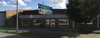 Fasad mot gatan Lundåkragatan 6
