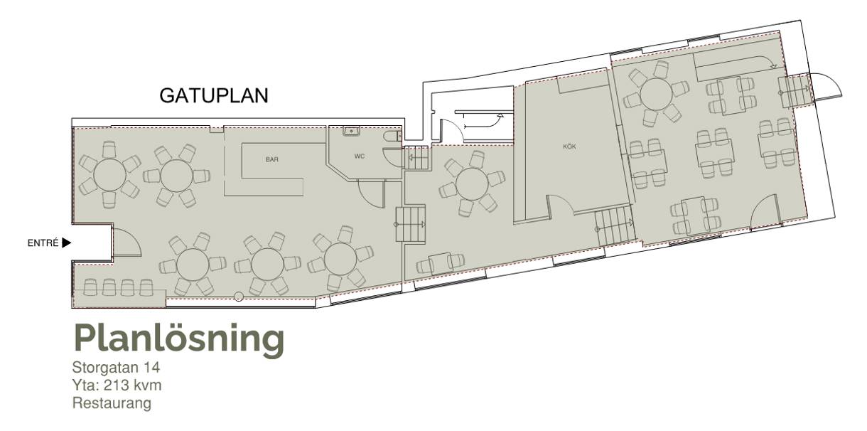 Storgatan 14, Centrum