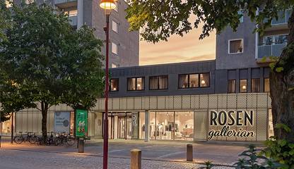Visionsbild av Rosengallerians nya huvudentré Kungsgatan 23