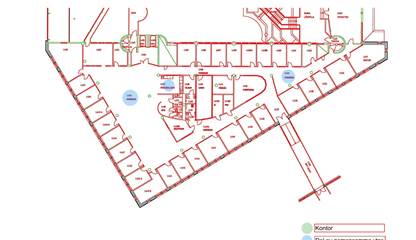 Planskiss Våning 1 Bäckgatan 1