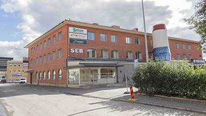 Fasad Polaris 39 Ledig lokal, Södra Järnvägsgatan 50, Centrum, Skellefteå