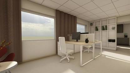 Visionsbild: Arbetsyta Ledig lokal, Kanalgatan 46 A, Centrum, Skellefteå
