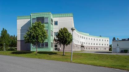Fasad Ledig lokal, Servicegatan 1, Solbacken, Skellefteå
