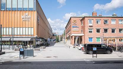 Fasad Polaris 8 Ledig lokal, Kanalgatan 45, Centrum, Skellefteå