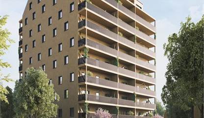 Fasad 3D Rendering Cyklopgatan 49-53