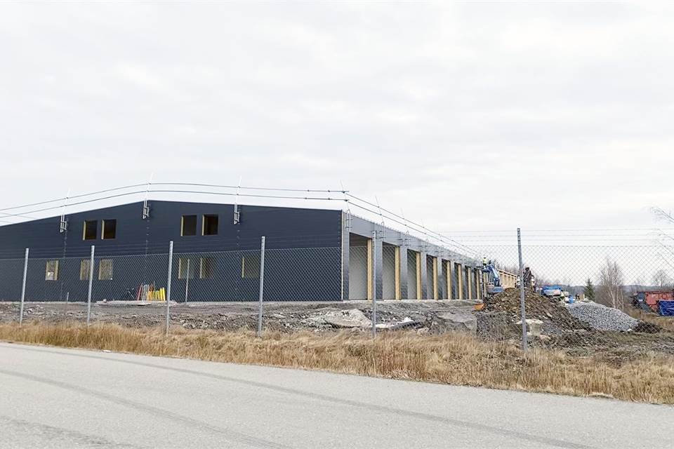 Nybyggda industrifastigheter i Sävelund