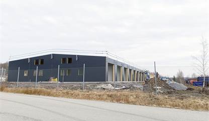 Nybyggda industrilokaler i Sävelund