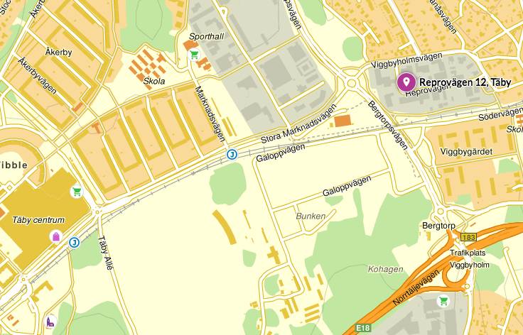 Reprovägen 12, Täby