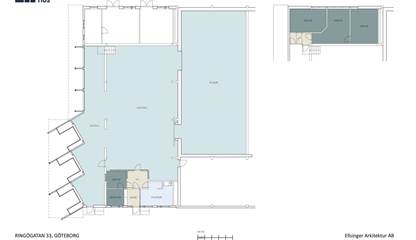 Planskiss 575 kvm Ringögatan 33