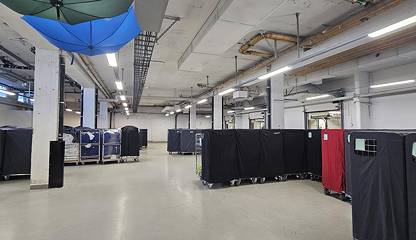 Lokalen invändigt med generösa ytor och stor flexibilitet för olika verksamhetsbehov Fiskhallsvägen 18